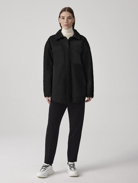 Simcoe Shirt Jacket Kind High Pile Fleece Black