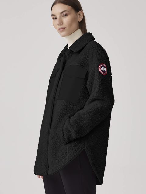 Simcoe Shirt Jacket Kind High Pile Fleece Black