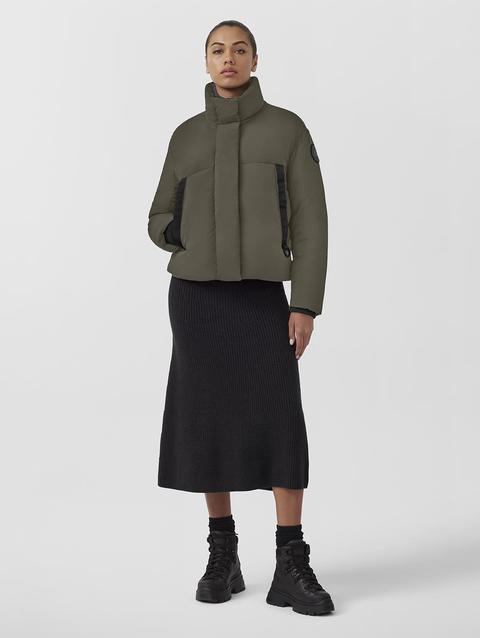 Junction Cropped Puffer Black Label Smokey Sage