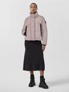 Junction Cropped Puffer Black Label Lucent Rose