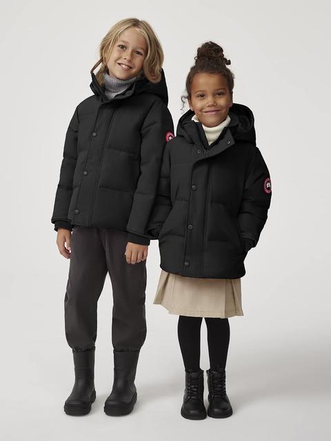 Kids Snowy Owl Parka New Edition Black