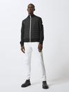 HyBridge® Knit Jacket Contrast Trim Black/White