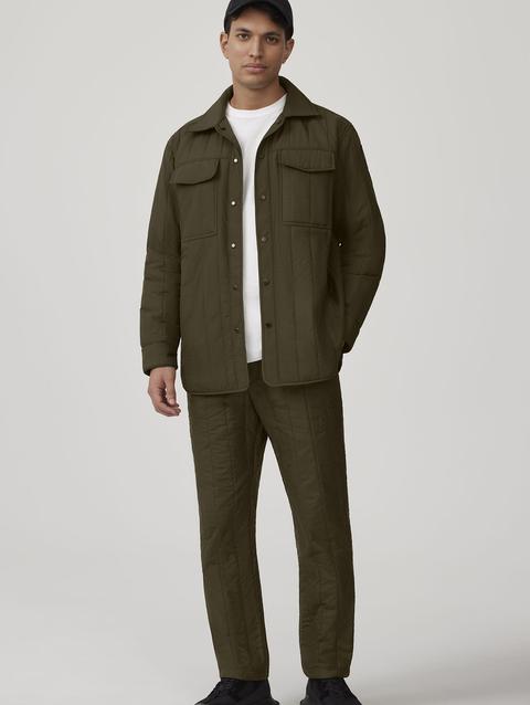 Carlyle Quilted Pant Black Label Military Green