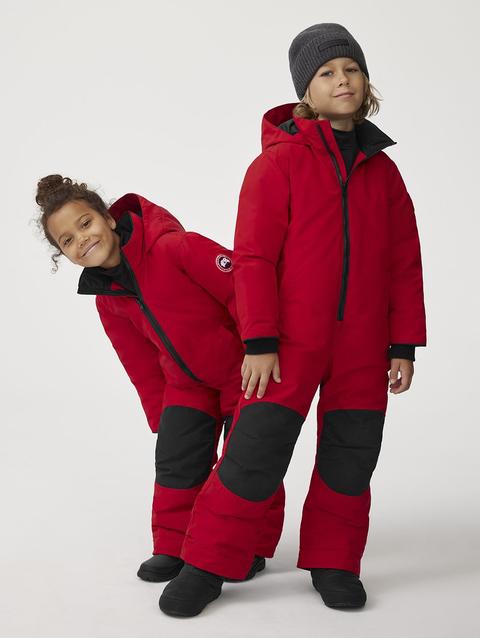 Kids Grizzly Snowsuit Fortune Red