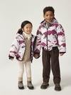 Kids Grizzly Bomber Print City Magenta Mountain Camo Print