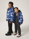 Kids Grizzly Bomber Print Pacific Blue Mountain Camo Print