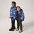 Kids Grizzly Bomber Print Pacific Blue Mountain Camo Print