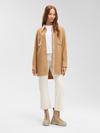 Almandine Long Shirt Jacket Desert Sand