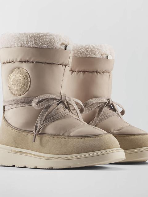 Demma Puffer Boot Tan/Linen