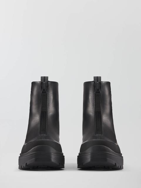 Kya Zip-up Boot Black