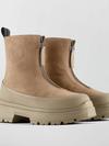 Kya Zip-up Boot Tan