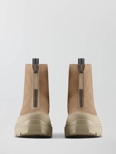 Kya Zip-up Boot Tan