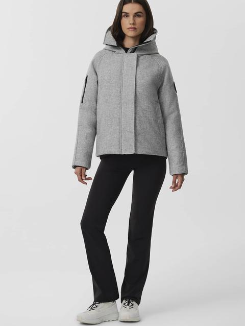 Everleigh Bomber AlluraLuxe Wool Baltic Grey Melange