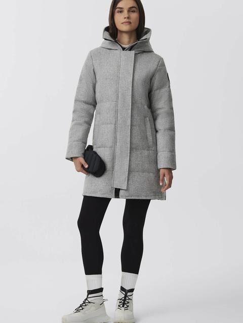 Shelburne Parka AlluraLuxe Wool Baltic Grey Melange