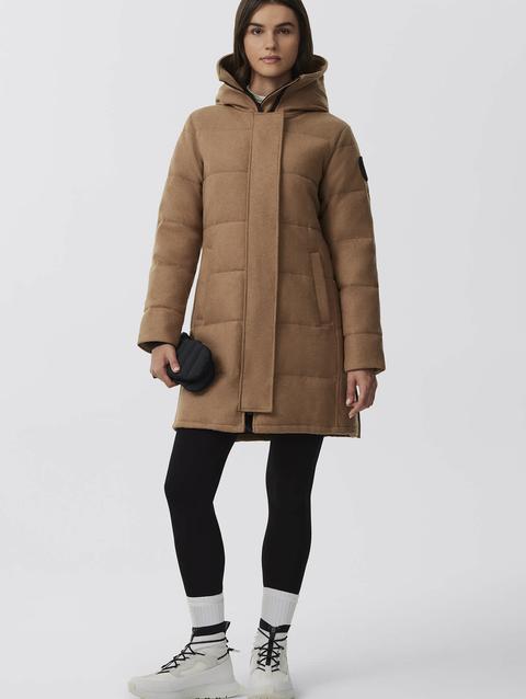 Shelburne Parka AlluraLuxe Wool Camel Melange