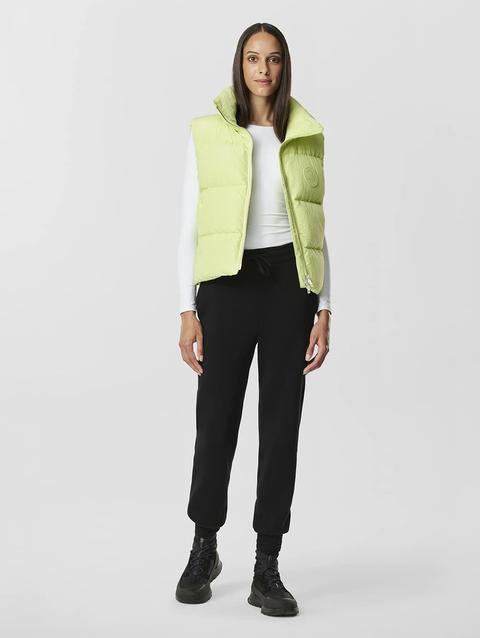 Cypress Puffer Vest City Lights Summer Lime