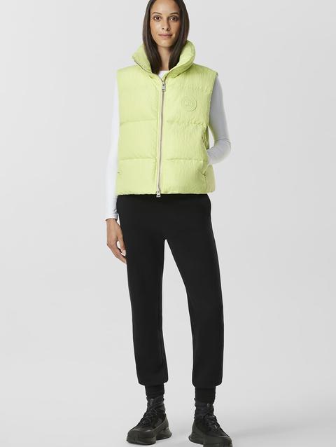 Cypress Puffer Vest City Lights Summer Lime