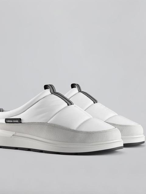 Women's Cypress Puffer Mule White