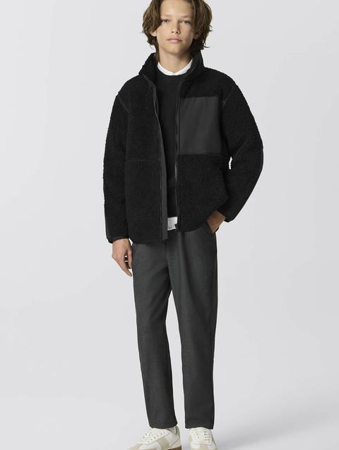 Youth Simcoe Fleece Jacket Black