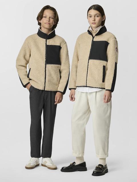 Youth Simcoe Fleece Jacket Light Tan