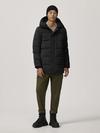 Carson Parka Crinkle Cotton Black