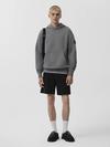 Tobermory Heavyweight Hoody Black Label Stone Heather