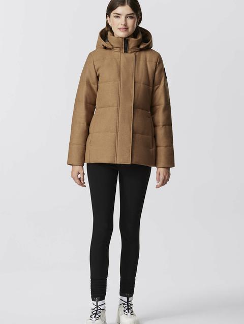 Chelsea Parka AlluraLuxe Wool Camel Melange