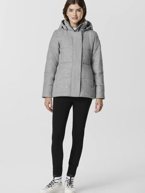 Chelsea Parka AlluraLuxe Wool Baltic Grey Melange