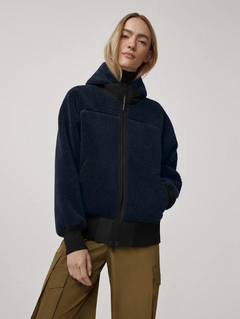 Simcoe Oversized Hoody Kind High Pile Fleece Atlantic Navy