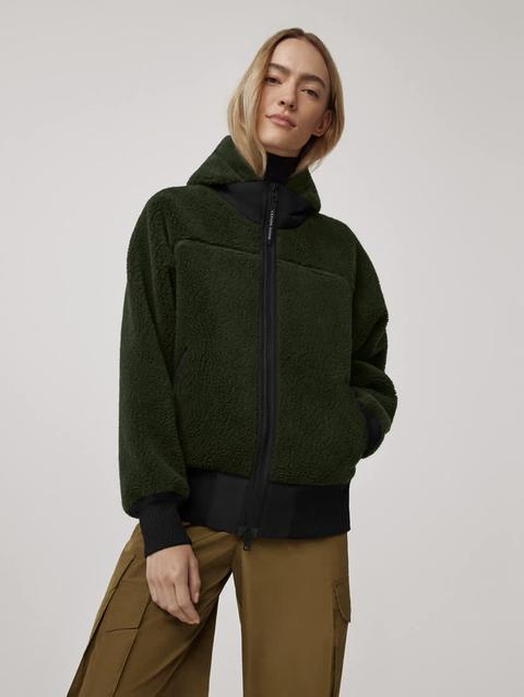 Simcoe Oversized Hoody Kind High Pile Fleece Dark Sage