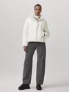 Junction Cropped Puffer North Star White