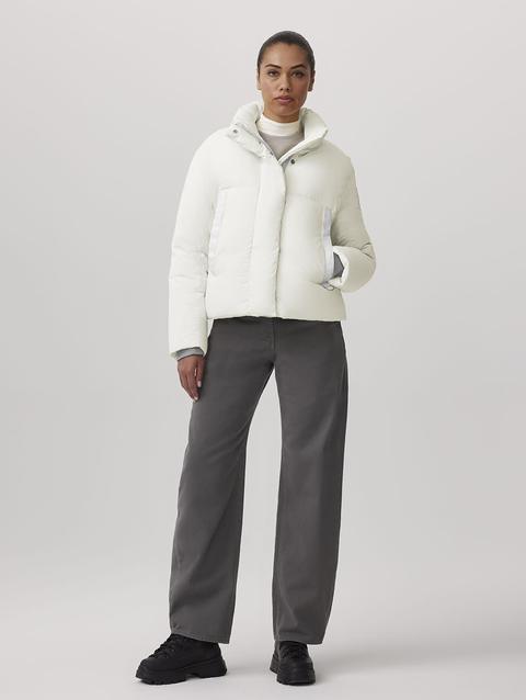 Junction Cropped Puffer North Star White