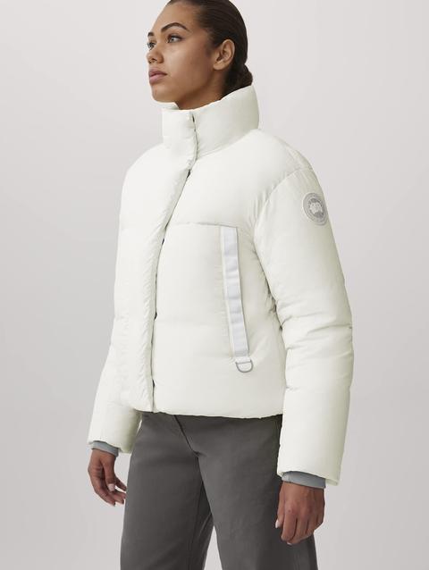 Junction Cropped Puffer North Star White