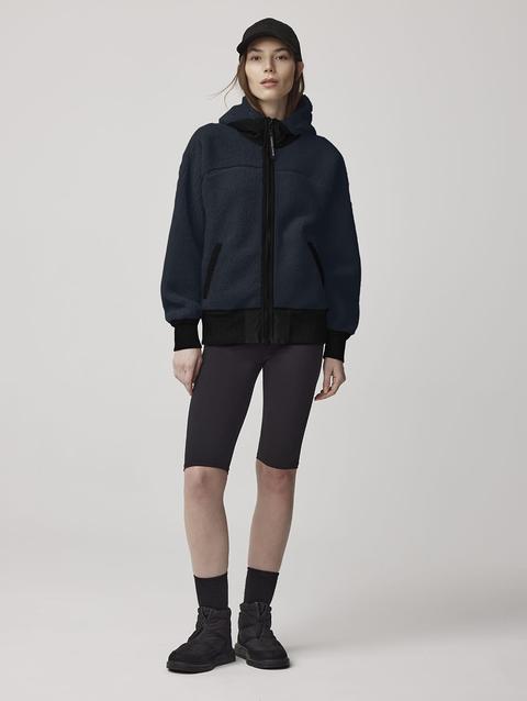 Simcoe Oversized Fleece Hoody Atlantic Navy