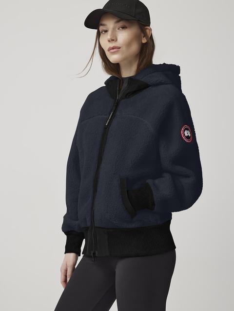 Simcoe Oversized Fleece Hoody Atlantic Navy