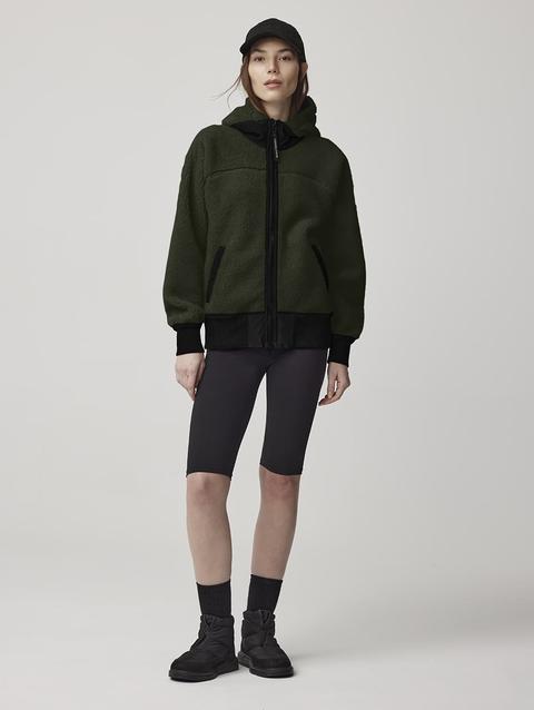 Simcoe Oversized Fleece Hoody Dark Sage