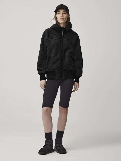 Simcoe Oversized Fleece Hoody Black