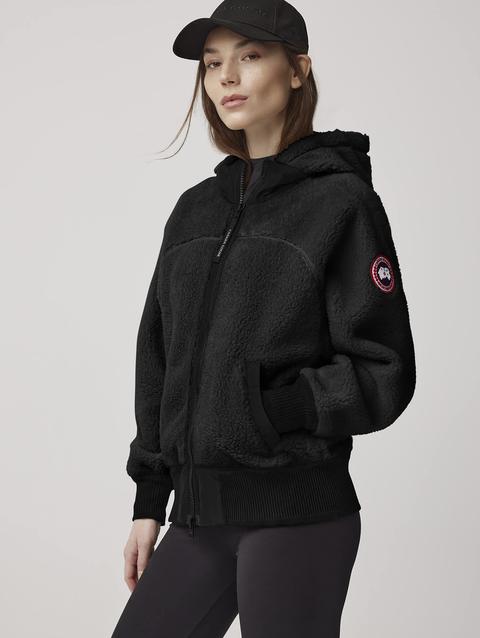 Simcoe Oversized Fleece Hoody Black