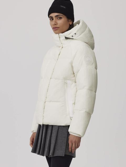 Junction Parka Shiny Crinkle North Star White