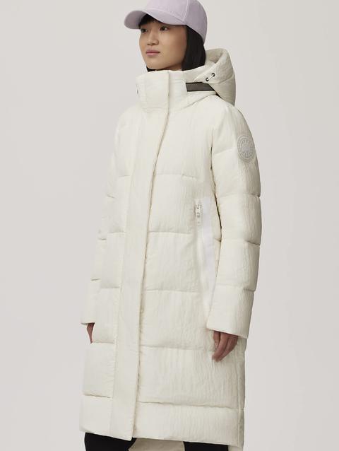 Byward Parka Shiny Crinkle North Star White